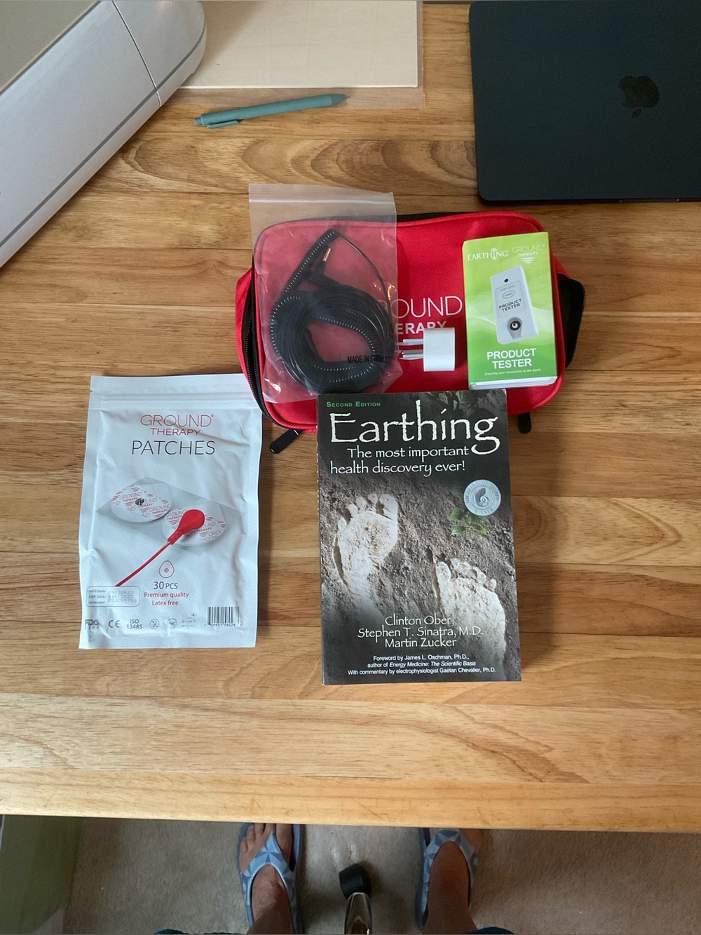 Earthing Ground Therapy Black Mattress Cover Kit